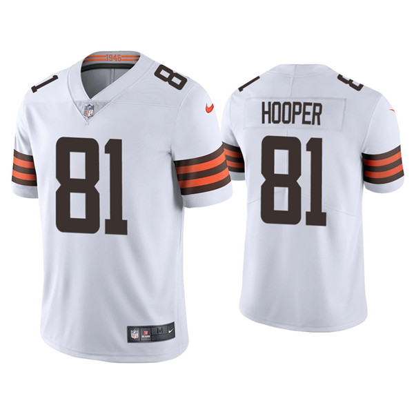 Youth White Cleveland Browns #81 Austin Hooper Vapor Untouchable Limited Stitched Jersey